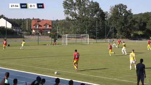 Matteo Duțu, autogol în amicalul dintre Dinamo și Motor Lublin (FOTO: captură YouTube - Motor Lublin)