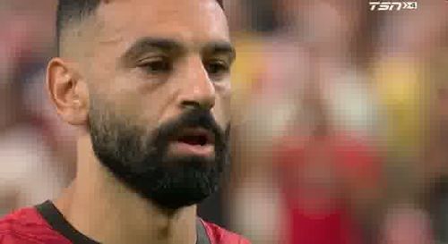 Penalty-ul executat de Salah în meciul cu Australia. Foto: Captură „X”, @adjorNfriends