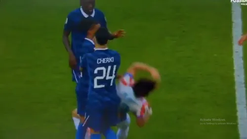 Conflictul dintre Olise și Galarza / foto: capturi video X/WahabStatsHub