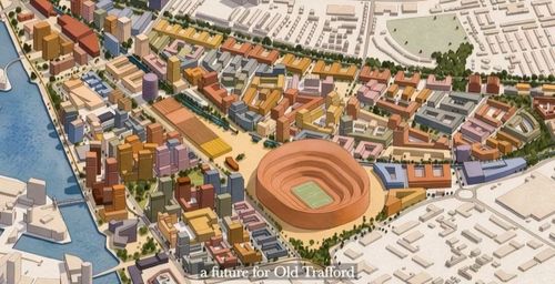 Planurile pentru noul stadion al celor de la Manchester United / foto: capturi video manutd.com