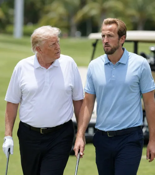 „Experiență suprarealistă”  Cum a ajuns Harry Kane   să joace golf  cu Donald Trump