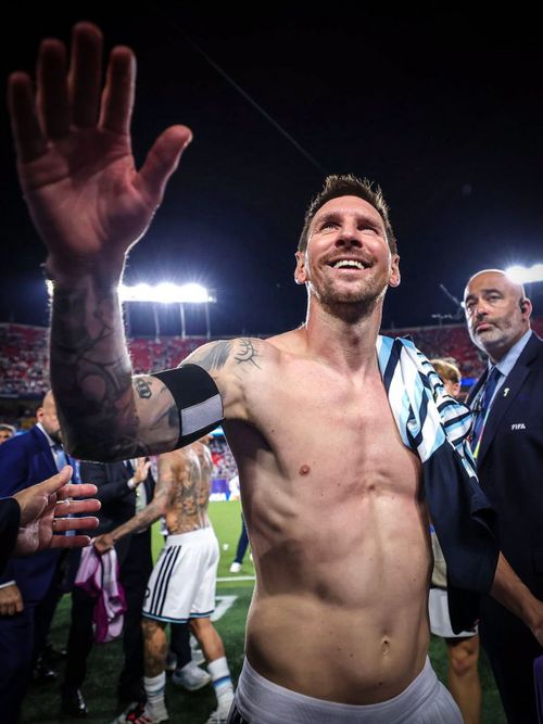 Leo Messi, mai fit ca oricând (foto: Selección Argentina/Facebook)