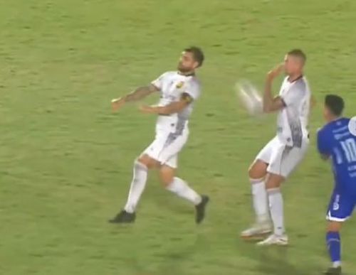 Gafele decisive comise de Leo Coelho (FOTO: captură video Instagram @amazonasfcoficial)
