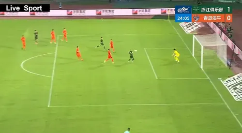 Alexandru Mitriță, gol în meciul cu Qingdao. Foto: captură YouTube