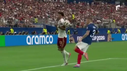 Lamine Yamal a obținut un penalty în Franța - Spania, iar Mikel Oyarzabal a transformat lovitura de la 11 metri. Foto: captură Antena 1