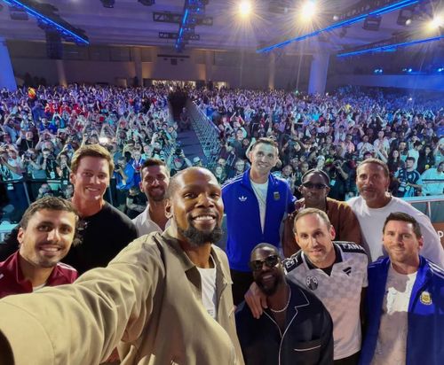 Fanatics Fest: Messi, Rodri, Scaloni, De la Fuente, Kevin Durant, Tom Brady, Novak Djokovic, Rio Ferdinand (foto: Imago)