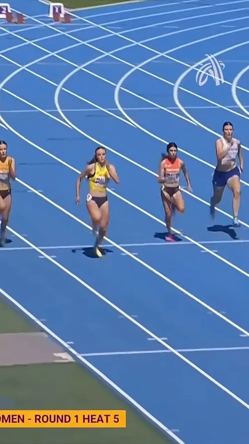 Carolina-Andreea Pungă, la Campionatele Europene de Atletism U18 (Foto: captură European Athletics)
