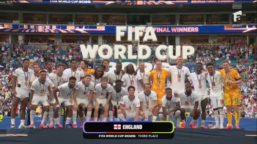 Festivitatea de premiere - Anglia, bronz la CM 2026 FOTO Captură video Antena 1