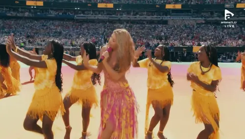 Halftime show la finala CM 2026. Foto - captură Antena 1 (2).jpg