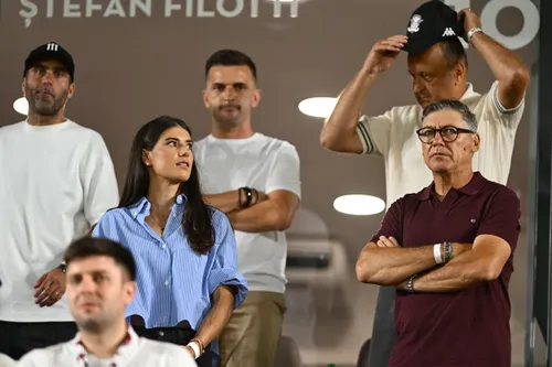Sorana Cîrstea, prezentă pe Giulești la Rapid - Sepsi. Foto: Raed Krishan/GOLAZO.ro