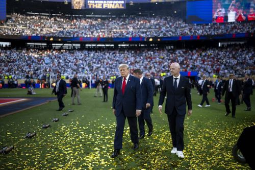 Gianni Infantino și Donald Trump la finala CM 2026 FOTO Imago