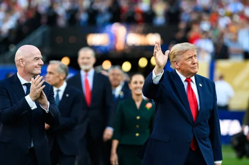Gianni Infantino și Donald Trump la finala CM 2026 FOTO Imago