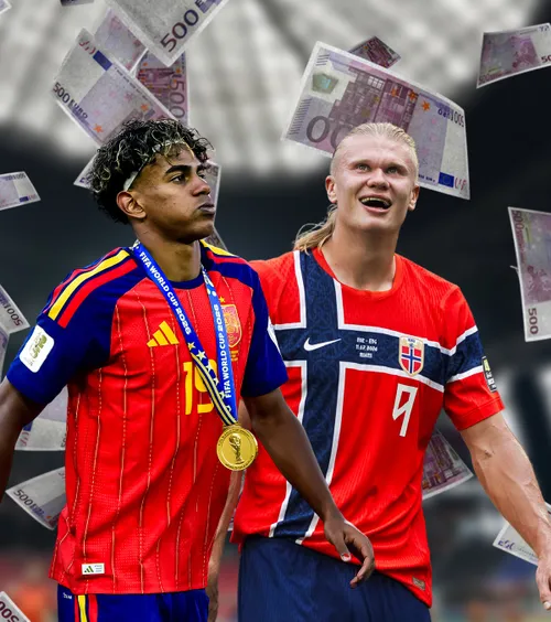 Yamal și Haaland, record absolut!  Transfermarkt și-a actualizat cotele, iar cele două staruri   au spart bariera  de 200 de milioane de euro » Ce cote au Messi și Ronaldo