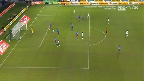 Golul înscris de Daskevics în FCSB - Auda FOTO Captură video Pro TV