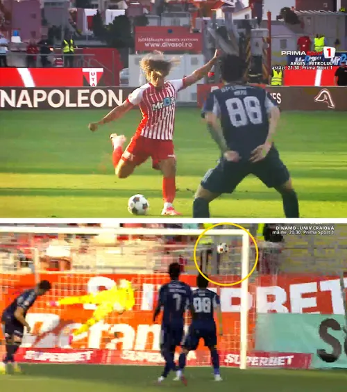 GOLAZO la Arad!     FOTO:    Jayson Papeau  i-a adus un punct echipei sale cu o execuție de senzație. Revenire pe final a celor de la UTA