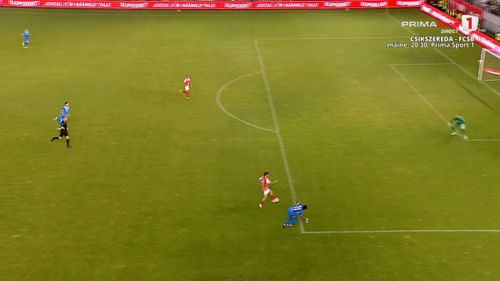 Gafa lui Ronaldo Webster în Dinamo - U Craiova / foto: capturi Prima Sport