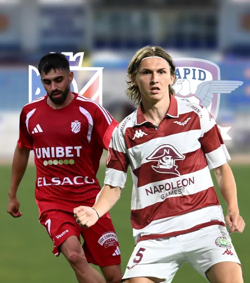 FC Botoșani - Rapid    LIVE de la 21:30,  în ultimul meci al rundei #2 din Liga 1. Dobre e rezervă + cine joacă fundaș stânga la Rapid