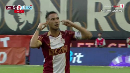 CFR - FC Voluntari, golul lui Mario Camora. Captură Prima Sport (19).jpg