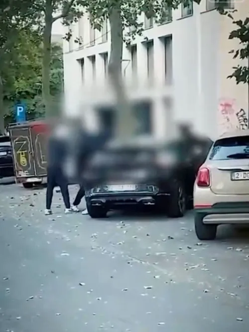 Mohammed Fuseini, jefuit în plină zi. Foto: capturi video X/Owuraku Ampofo