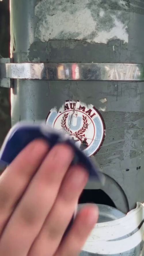 Bulgarii au lipit stickere cu sigla lui Levski prin Craiova, unele chiar peste stickerele cu Universitatea. FOTO FB Levski oficial (7).jpg