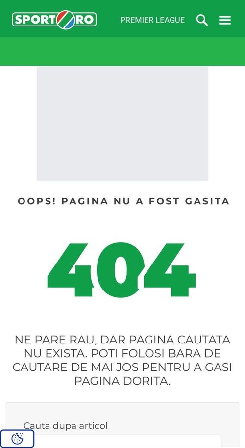 Articolul care anunța că meciul KuPS - Craiova va fi transmis pe platforma Voyo a fost șters