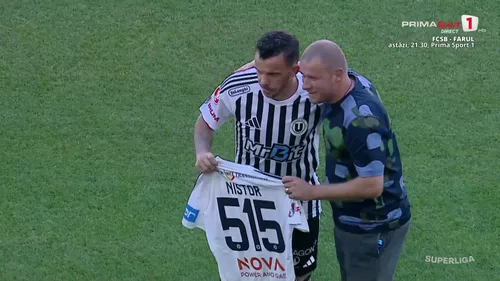 U Cluj - Botoșani. Dan Nistor, premiat înainte de meciul 515 din Liga 1. Foto - captură Prima Sport (16).jpg