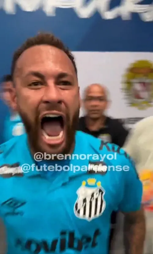 Neymar a clacat   FOTO:   A urlat cât l-a ținut gura,  provocându-i  pe președintele, staff-ul și jucătorii echipei eliminate de Santos din Cupa Braziliei: „Un vagabond!”