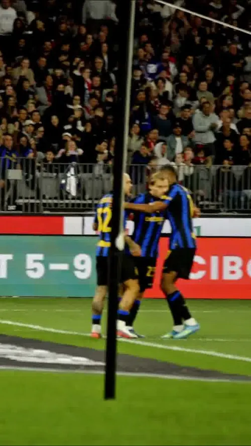 Dimarco, gol în amicalul dintre AC Milan și Inter. Foto: Captură Instagram, @inter