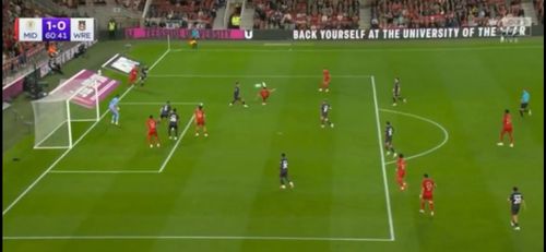 Will Lankshear, gol spectaculos în Middlesbrough - Wrexham (FOTO: captură Sky Sports)