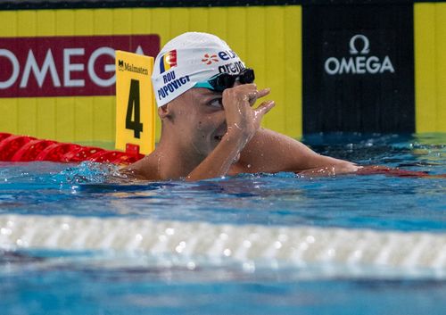 David Popovici, finala de 100m liber FOTO Raed Krishan/GOLAZO.ro