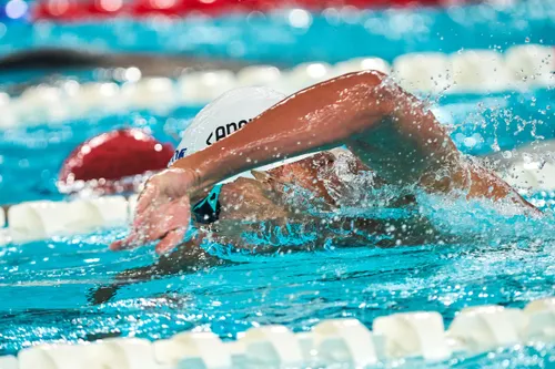 David Popovici a fost cel mai rapid în semifinalele probei de 200 metri liber, la Europene de la Paris (FOTO: Raed Krishan / GOLAZO.ro)