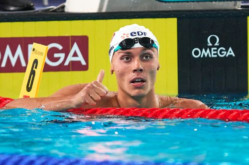 David Popovici a fost cel mai rapid în semifinalele probei de 200 metri liber, la Europene de la Paris (FOTO: Raed Krishan / GOLAZO.ro)