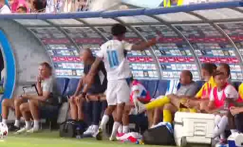 Ștefan Baiaram, nervos după meciul cu KuPS. Foto: captură Digi Sport