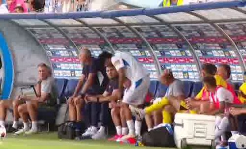 Ștefan Baiaram, nervos după meciul cu KuPS. Foto: captură Digi Sport