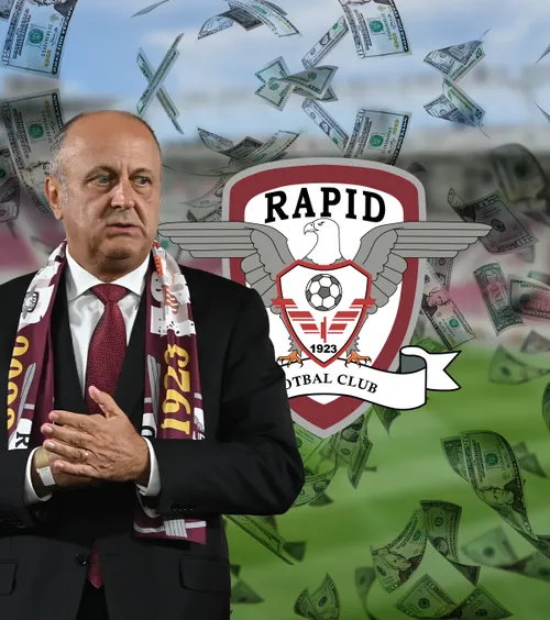 Încă 5 milioane de euro de la Șucu!   Rapid a anunțat majorarea capitalului social.  Ce înseamnă, cum a evoluat investiția și diferența față de Becali&FCSB