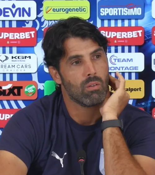 „Știi? Nu știi!”   VIDEO.  Filipe Coelho,  dialog cu un jurnalist la conferința dinainte de  Craiova - Ararat-Armenia:  „E mai bine să verifici înainte”