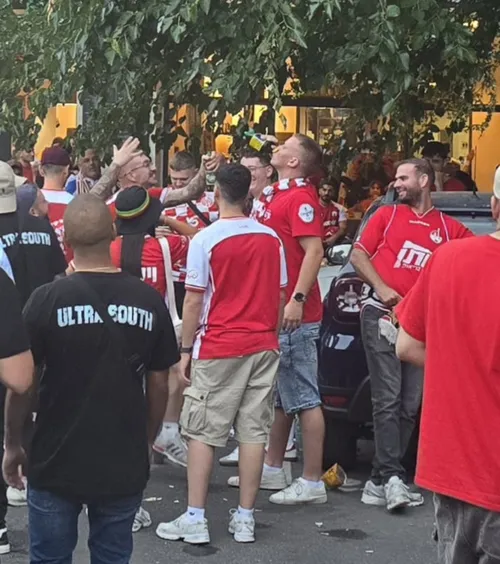 Fără români! Dar cu nemți!  Fanii lui Hapoel Beer-Sheva  au strecurat în Giulești ultrași germani  ai lui Mainz, deși doar israelienilor le era permis