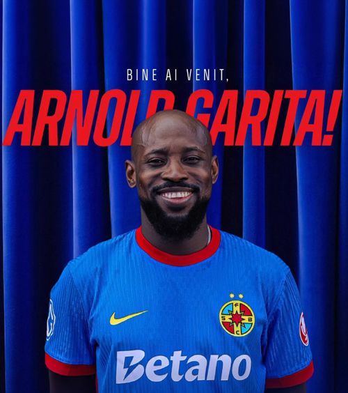 Garita, prezentat la FCSB  Atacantul camerunez a revenit, oficial, în  fotbalul românesc