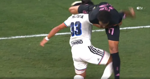 Cavan Sullivan și Yannick Bright, eliminați în prelungirile meciului Philadelphia Union - Inter Miami (Foto: captură Apple TV)