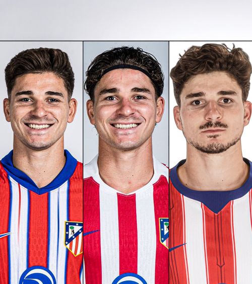 Când vrei la Barça, dar Atletico zice NU   FOTO:  Au vrut să-i facă poză de prezentare lui  Julian Alvarez,  dar a ieșit un meme 😂