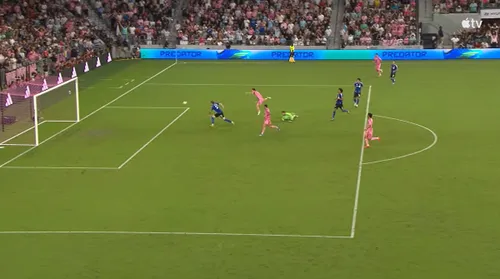 Al treilea gol marcat de Messi în meciul cu Montreal. Foto: captură YouTube/Major League Soccer