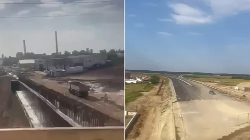 VIDEO | Piatra de încercare de pe Lotul Leneș din Autostrada Bucureștiului: pasajul DN3, făcut de chinezi pe L3 Nord. Ce se întâmple pe podul care va lega, în sfârșit, A3 de A2, via A0