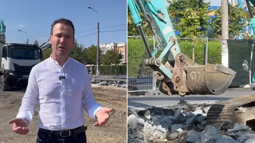 VIDEO | Negoiță anunță că au început lucrările la pasajul pietonal de la Republica, care va trece, prin subteran, pe sub Bulevardul Basarabia. "Va fi gata în 4-5 luni"