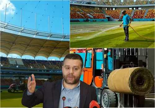 VIDEO | Dl. Ciucu, mesaj împăciuitor către cluburile de fotbal, iar PMB anunță că se schimbă gazonul pe Arena Națională. Costă 2 milioane, bani de la organizatorii de evenimente pe stadion