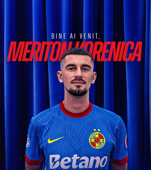 Korenica, prezentat  FCSB a anunțat transferul kosovarului.  Ce număr va purta