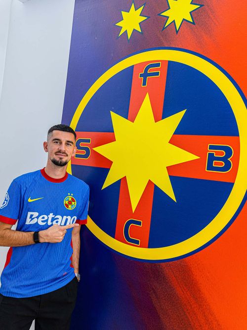 Meriton Korenica, prezentat oficial la FCSB. Foto: Facebook/FCSB