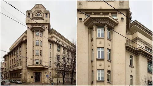 FOTO | Palatul cu Turn de Veghe la răspântie, din Cartierul Armenesc, bijuterie Art Deco pe Bulevardul Carol I. "Ce cofetărie bună era acolo la începutul anilor '90!"