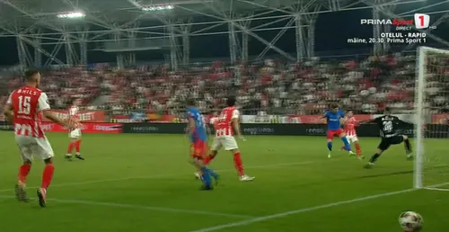 Dinamo - FCSB. Ratarea incredibilă a lui Alexandru Stoian (FOTO: captură Prima Sport 1)