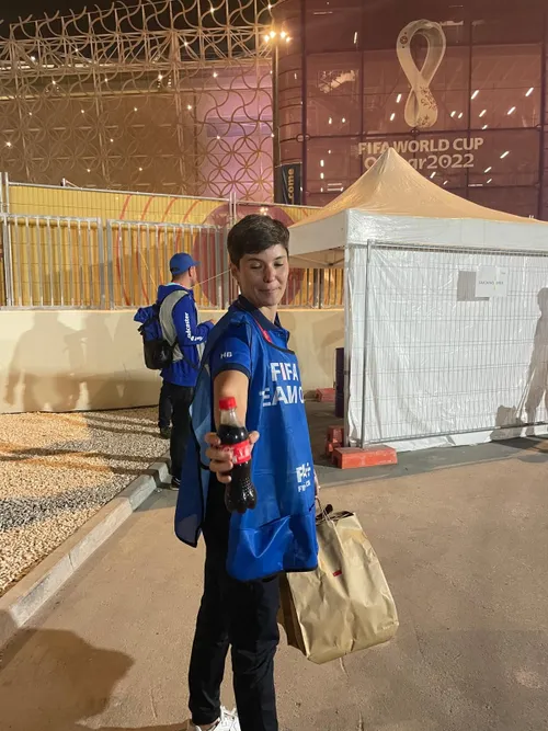 Ilinca Neagu la Mondialul din Qatar 2022 FOTO Arhiva personala