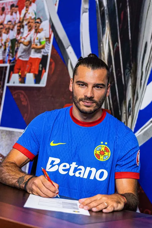Karlo Muhar, prezentat oficial la FCSB / foto: Facebook/FCSB